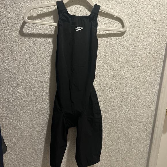 SPEEDO FASTSKIN LZR RACER PRO TECH SUIT WOMENS 28R BLACK SWIMSUIT $280 - Picture 1 of 6